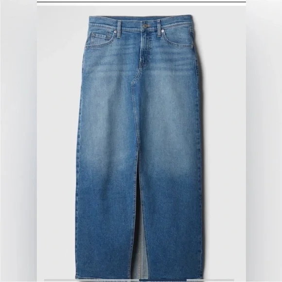 NWT! GAP Denim Maxi Skirt - 30 TALL / 10 TALL 🩷 #711766 - Picture 10 of 15